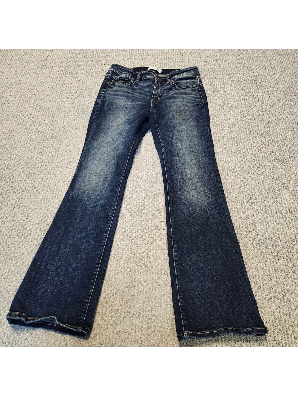 BKE Payton Dark Wash Mid Rise Bootcut Jeans Blue Size 28x32